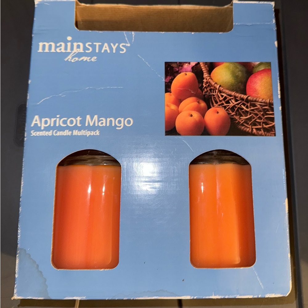 Mainstays Apricot Mango Scented Candle Set